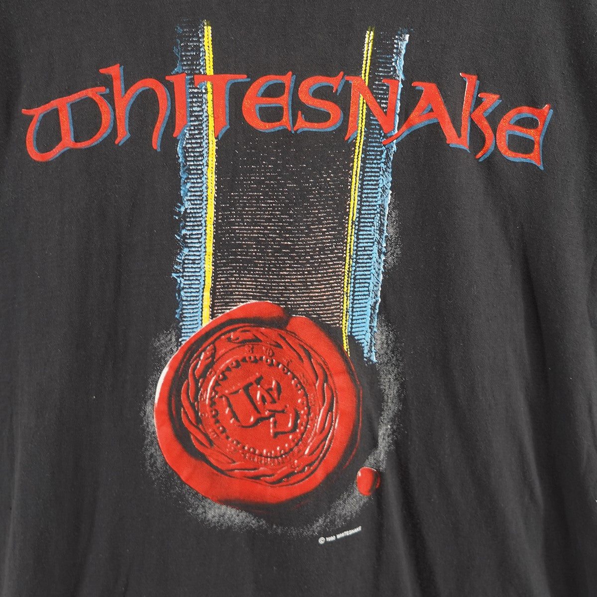 VINTAGE 1990 White Snake tour ホワイトスネイク EUROPEユーロ ツアー WhiteSnake ホワイトスネーク バンド バンT Tシャツ 古着・中古-3枚目のアイテム画像