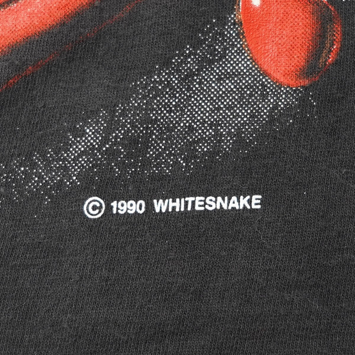 VINTAGE 1990 White Snake tour ホワイトスネイク EUROPEユーロ ツアー WhiteSnake ホワイトスネーク バンド バンT Tシャツ 古着・中古-4枚目のアイテム画像