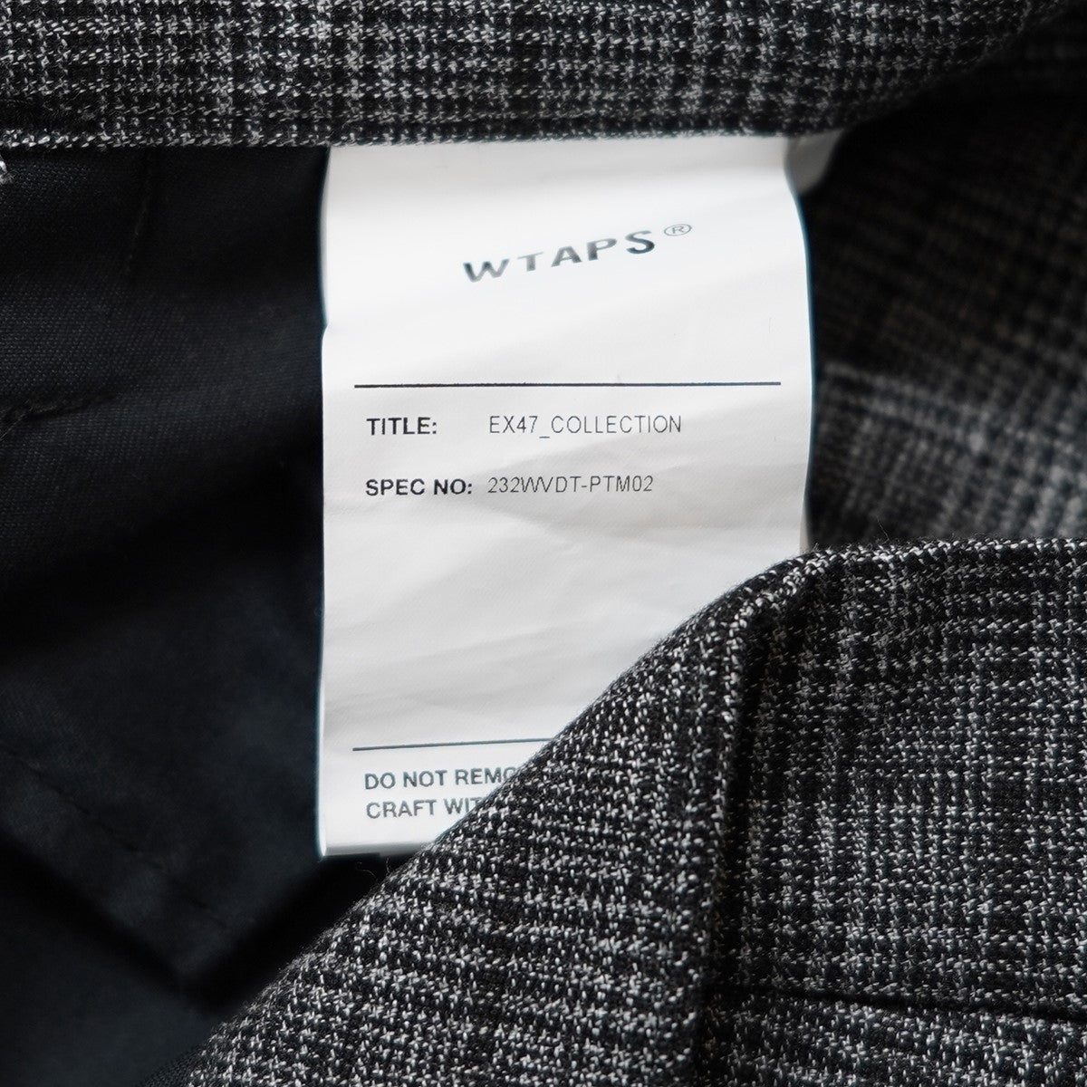 WTAPS(ダブルタップス) WRKT2001 ／ Trousers ／ Plra． Twill