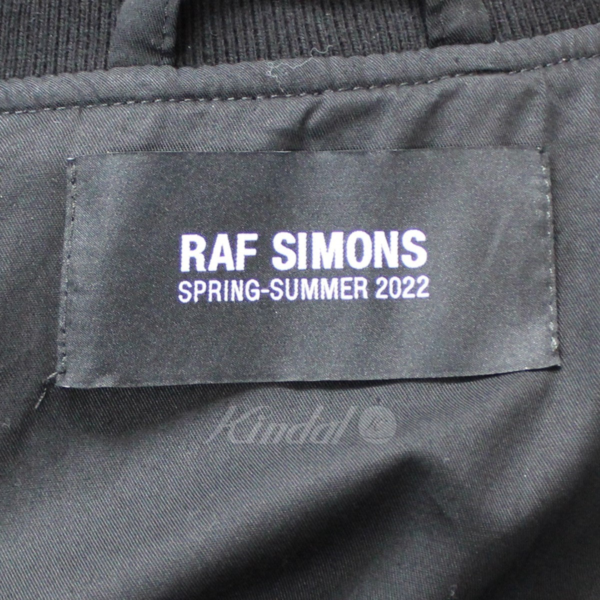 RAF SIMONS 22SS SCHOOL UNIFORM BOMBER ECHODOMERオーバーサイズ スクール ユニフォーム ボンバージャケット ロゴ ジャケット ロゴパッチ ブルゾン 古着・中古-6枚目のアイテム画像