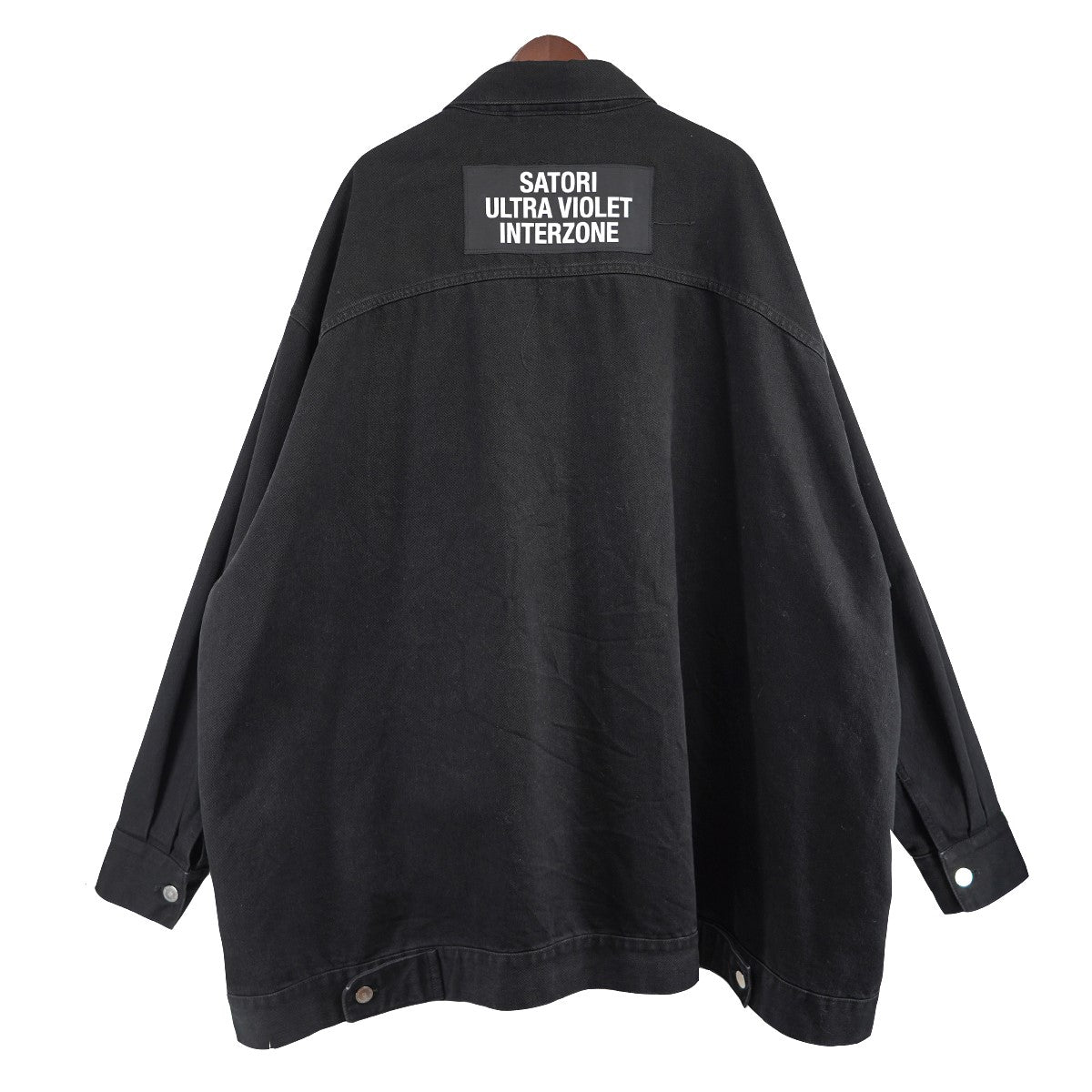 21SS OVERSIZED DENIM JACKETバッジ TEENAGE ドリームス RS ロゴ バッチ オーバーサイズ デニム ジャケット