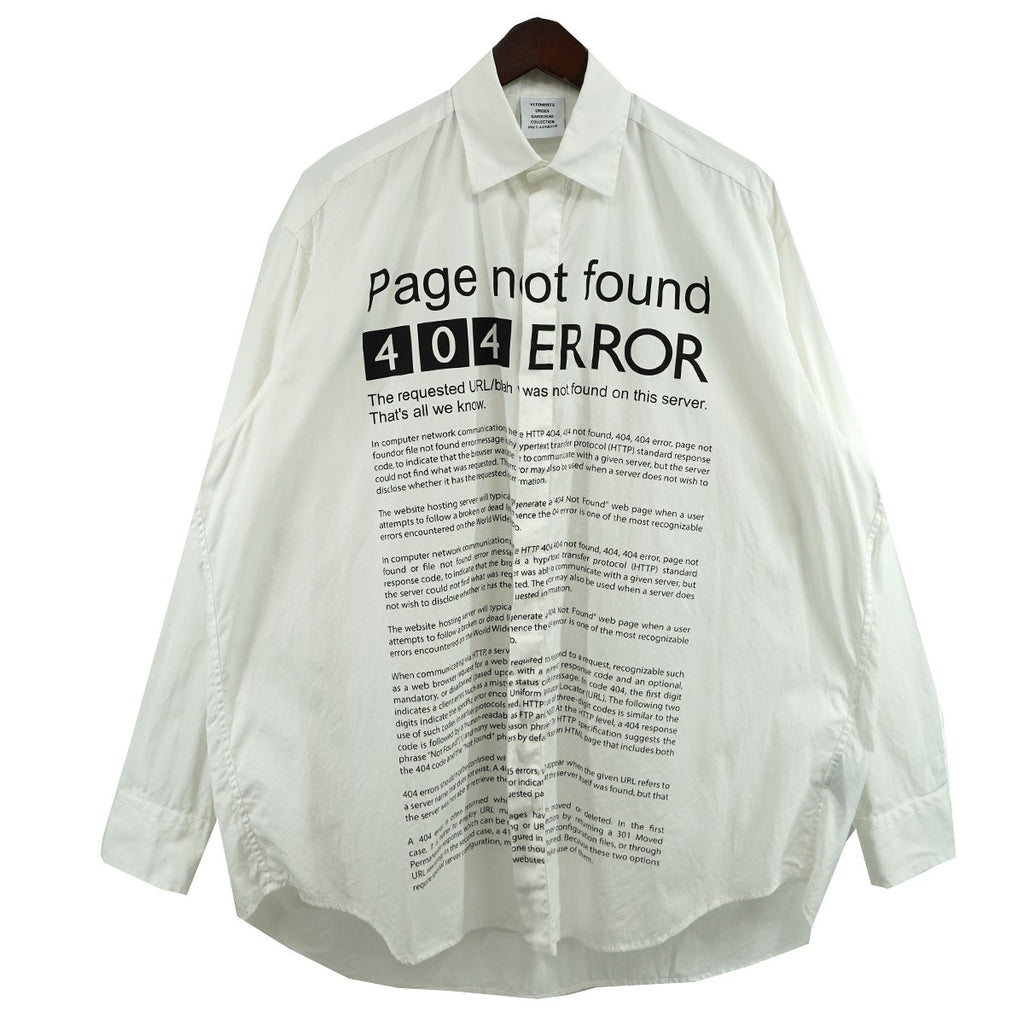 ヴェトモン VETEMENTS <br>サイズ:XS 23AW UE54SH340G オーバーサイズ  