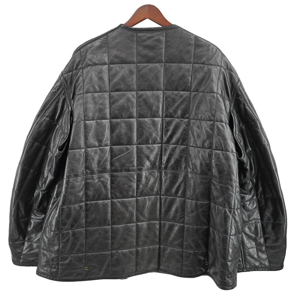 22AW REVERSIBLE QUILTED LEATHER LINNER BLOUSONリバーシブル キルテッド キルティング レザー ライナー ブルゾン ジャケット レザージャケット