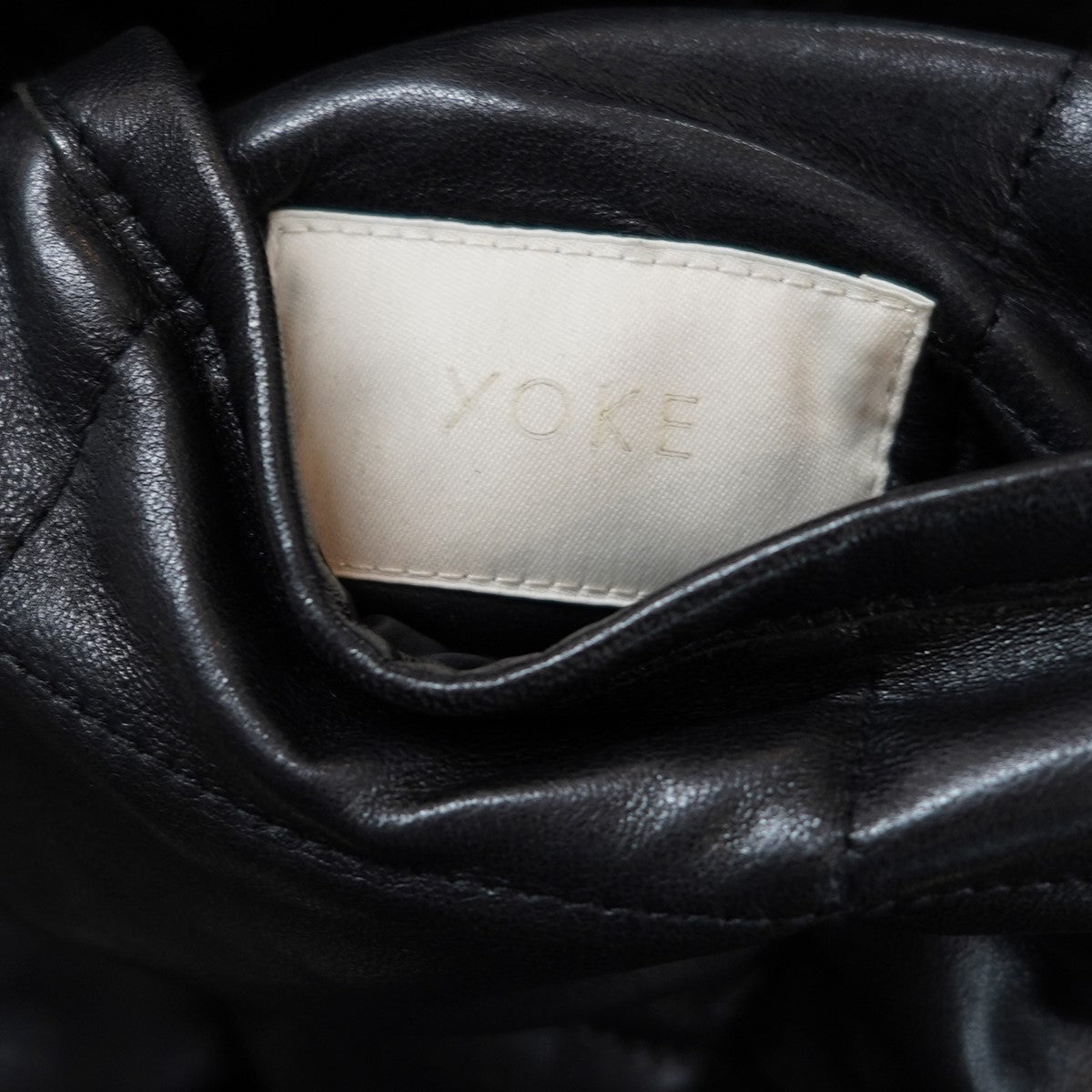 YOKE(ヨーク) 22AW REVERSIBLE QUILTED LEATHER LINNER BLOUSON