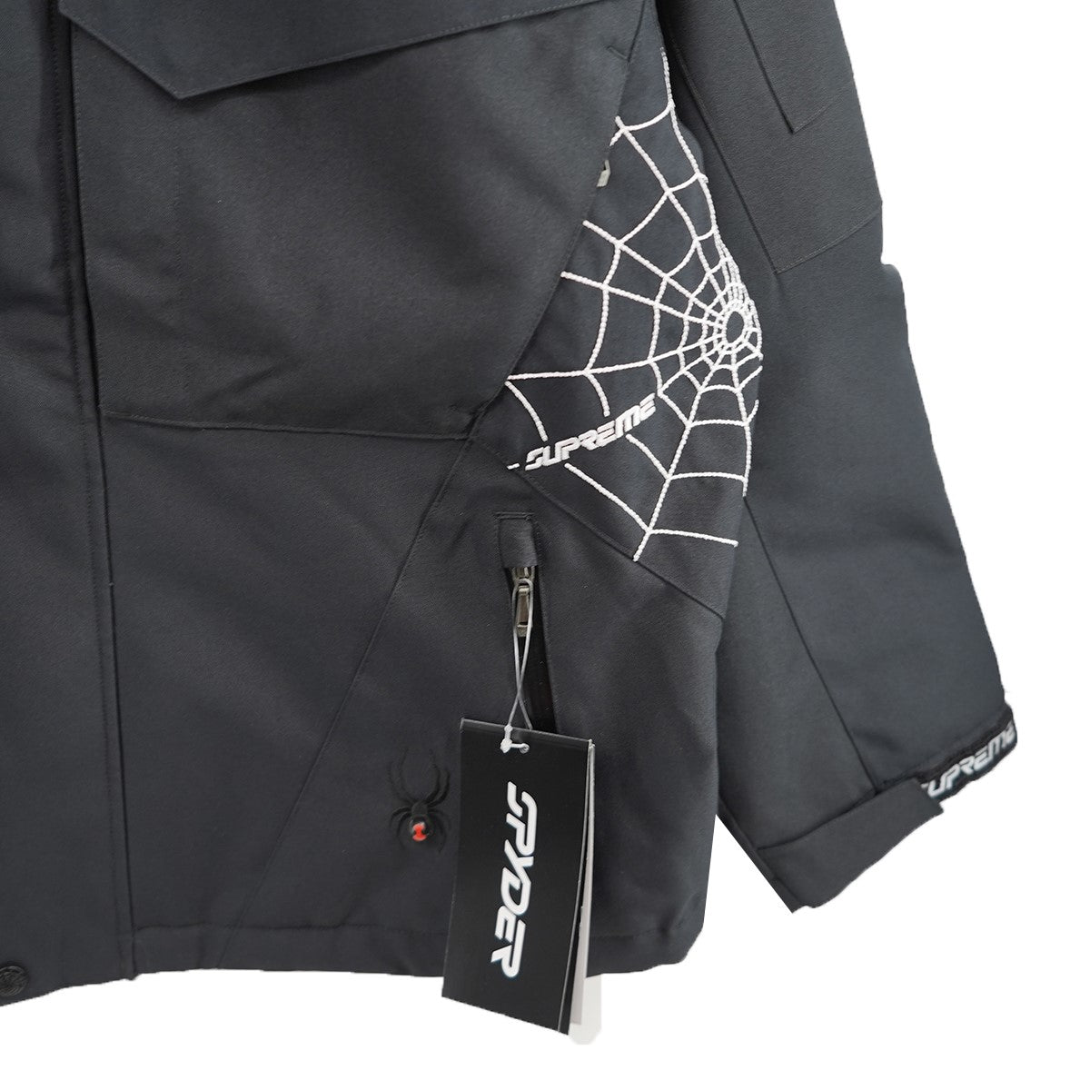 24AW Spyder Technical Jacketスパイダー ロゴ フード フーデッド テクニカル ジャケット