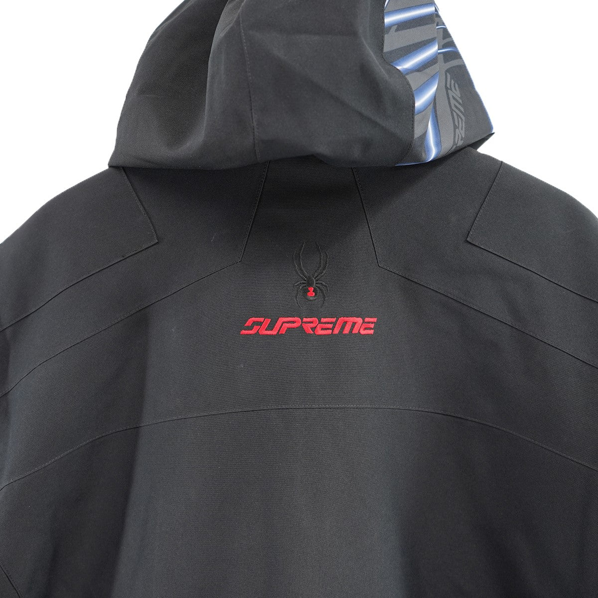 24AW Spyder Technical Jacketスパイダー ロゴ フード フーデッド テクニカル ジャケット