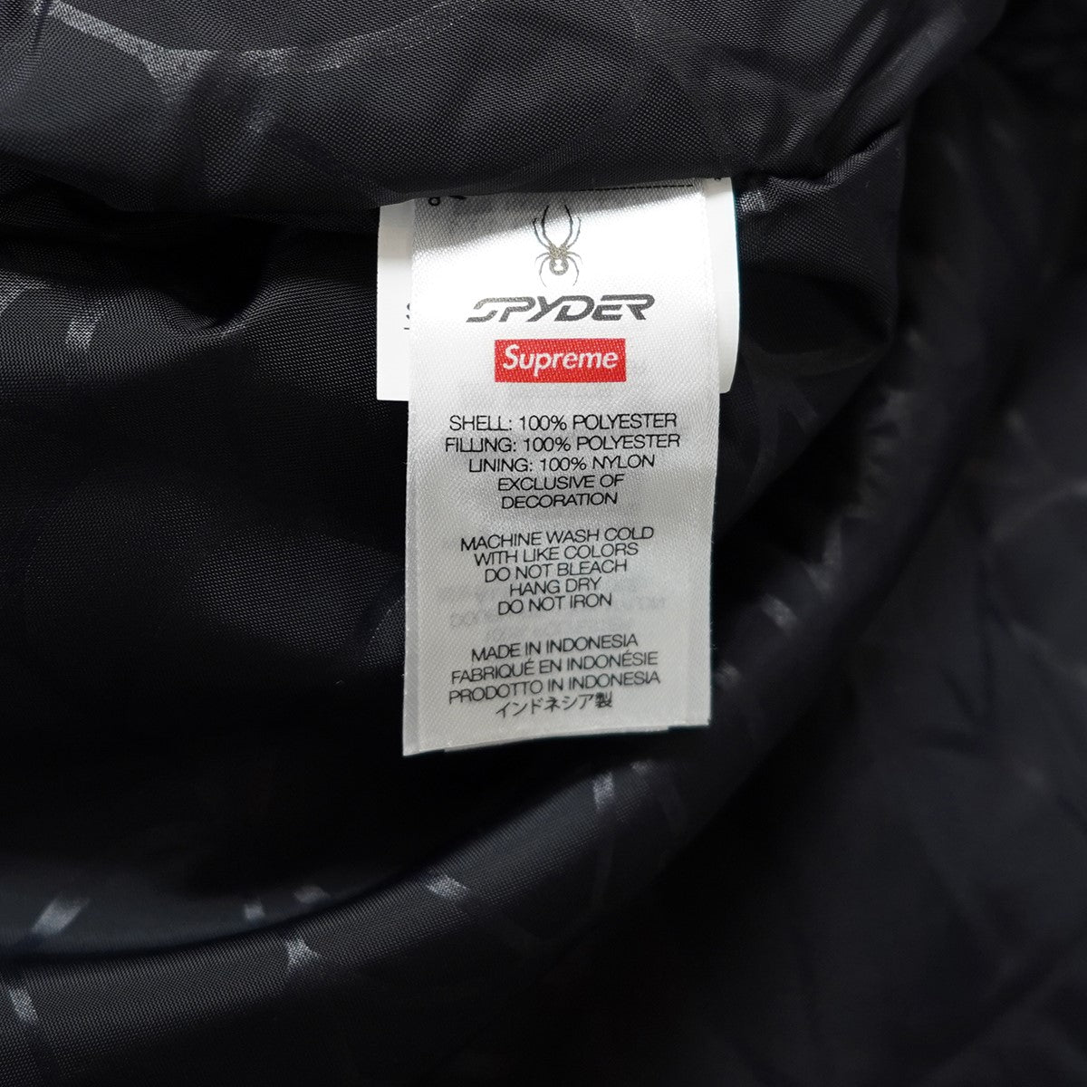24AW Spyder Technical Jacketスパイダー ロゴ フード フーデッド テクニカル ジャケット
