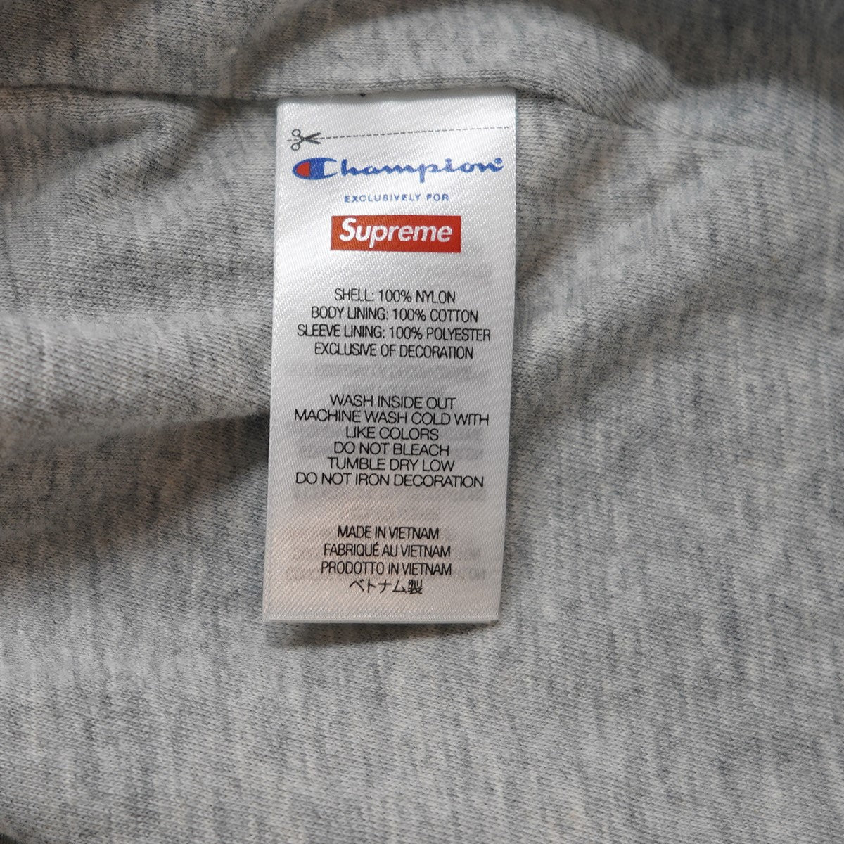 Supreme×Champion 24SS Coaches Jacketバック Arc Logo