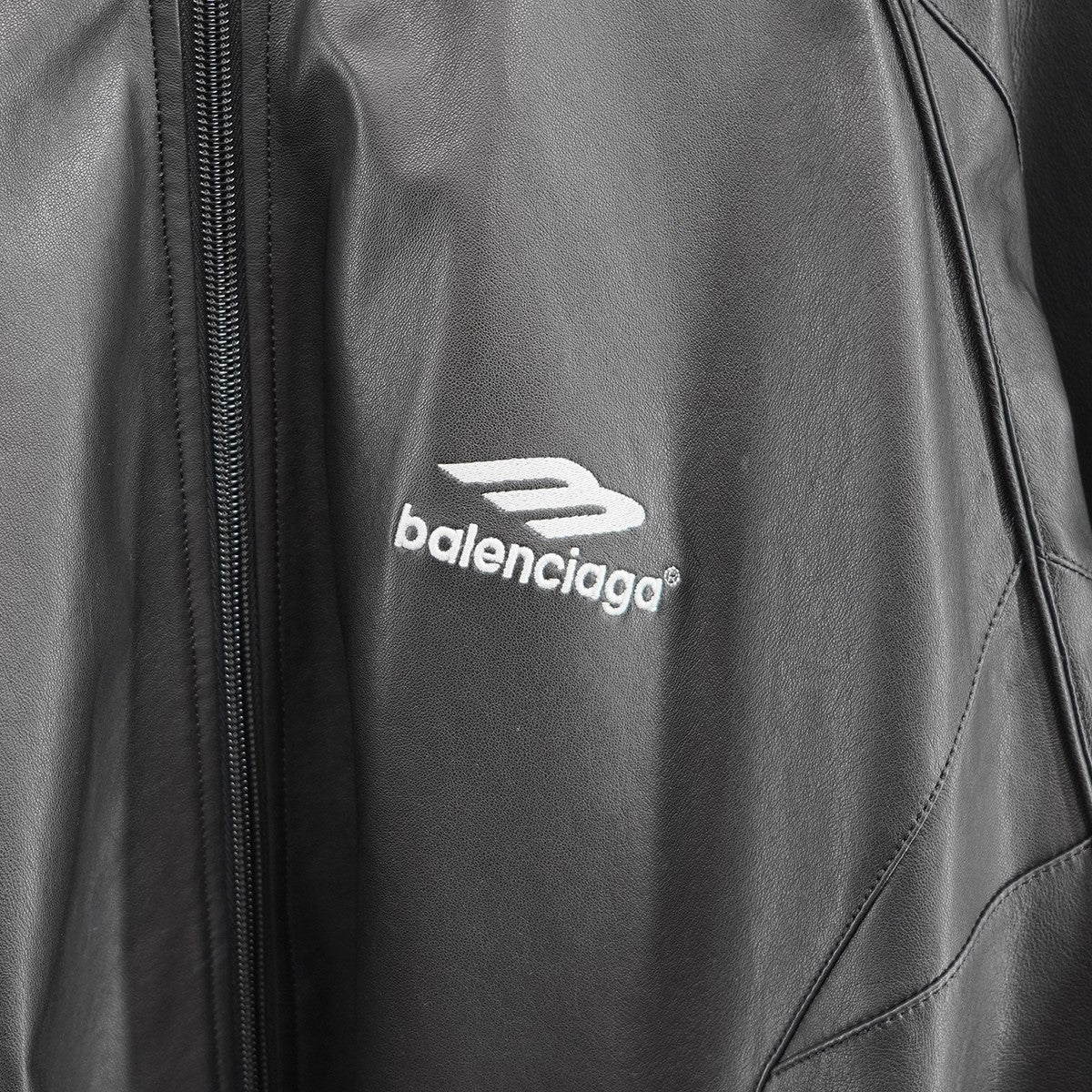 3B SPORTS ICON TRACKSUIT JACKETオーバーサイズ スポーツ ロゴ アイコン トラックスーツ レザージャケット ブルゾン