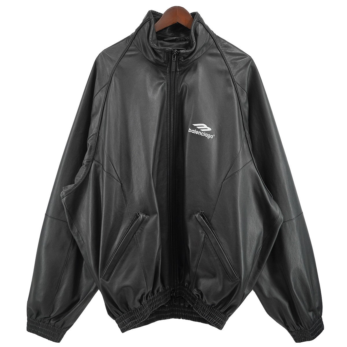3B SPORTS ICON TRACKSUIT JACKETオーバーサイズ スポーツ ロゴ アイコン トラックスーツ レザージャケット ブルゾン