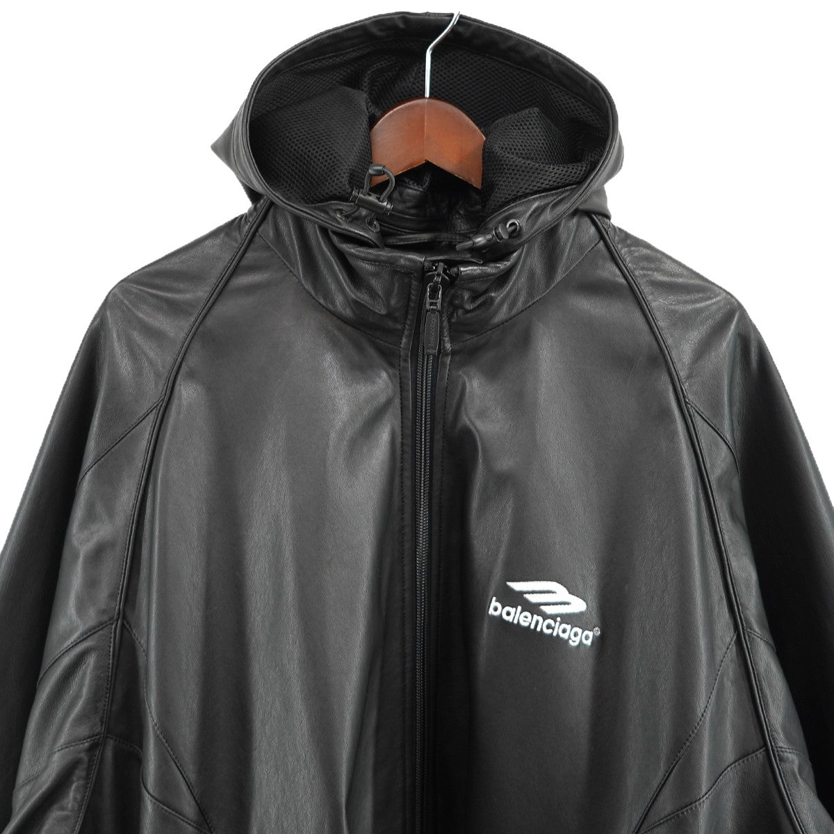 3B SPORTS ICON TRACKSUIT JACKETオーバーサイズ スポーツ ロゴ アイコン トラックスーツ レザージャケット ブルゾン