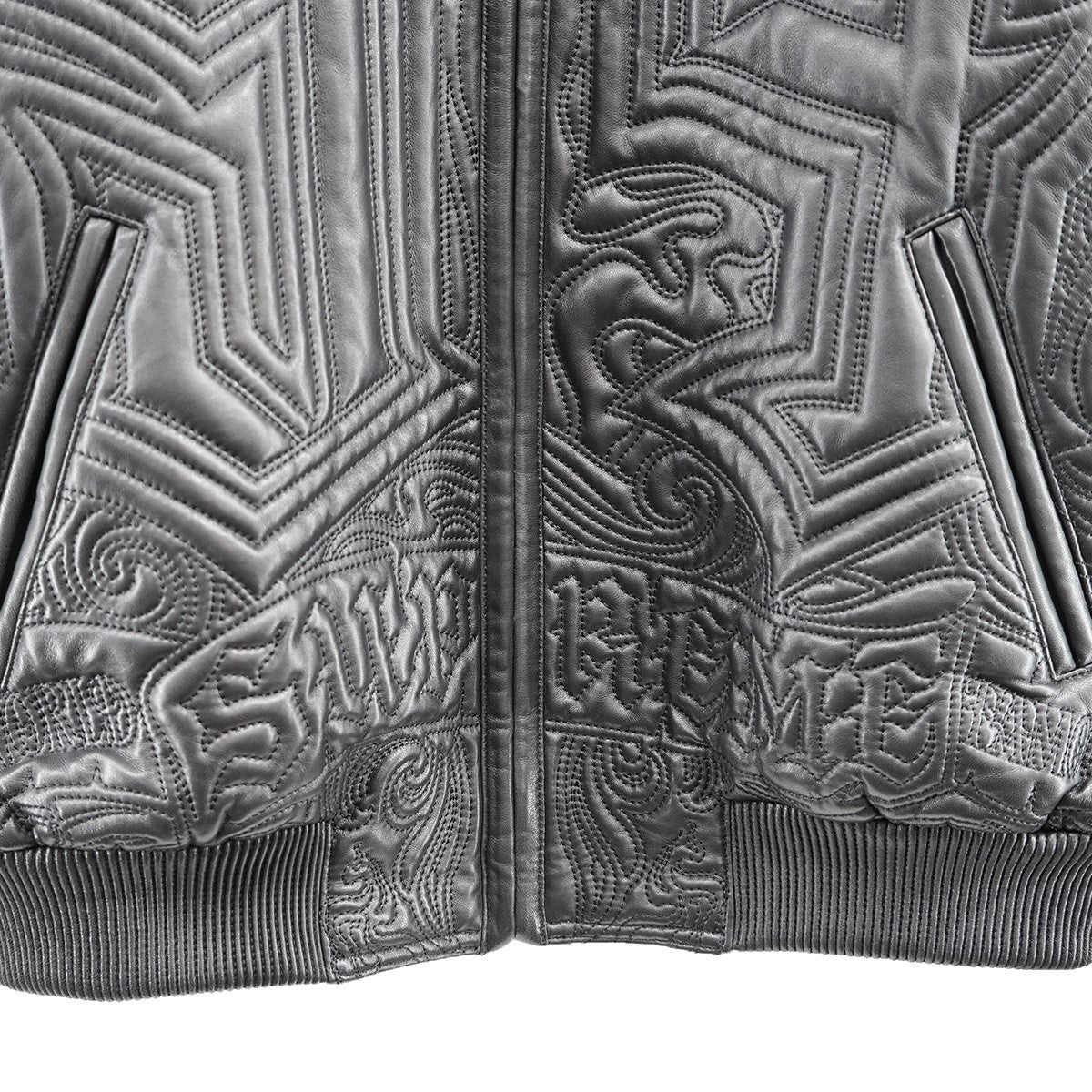 Supreme×Mister Cartoon 24AW Mister Cartoon Embroidered Leather