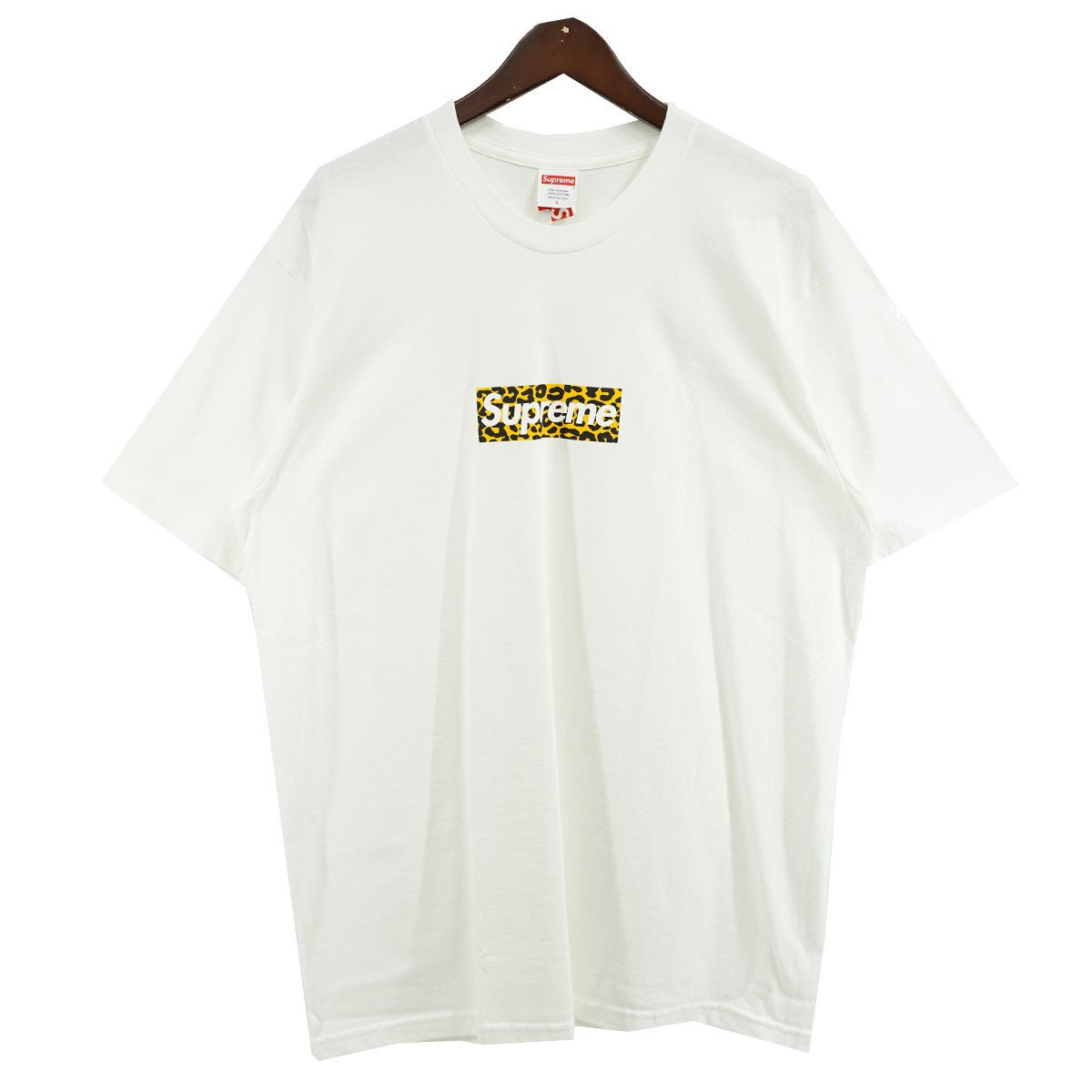 Supreme 24SS Shanghai Box Logo Tee上海オープン記念 レオパード ボックスロゴ Tシャツ 古着・中古-1枚目のアイテム画像