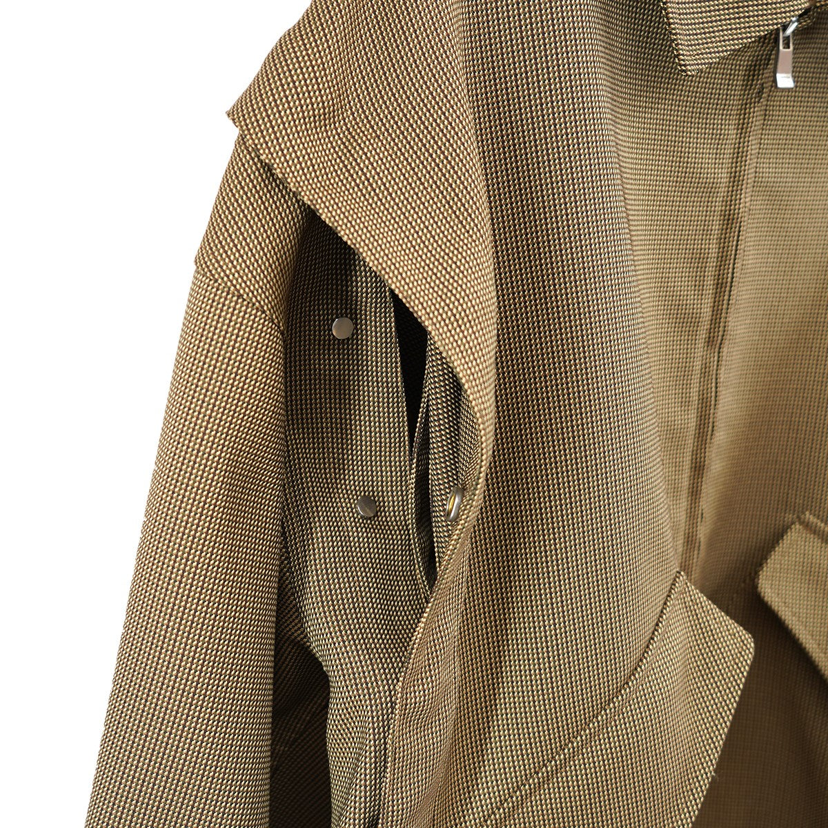 MAISON SPECIAL(メゾンスペシャル) プライムオーバー2WAYジップシャツ