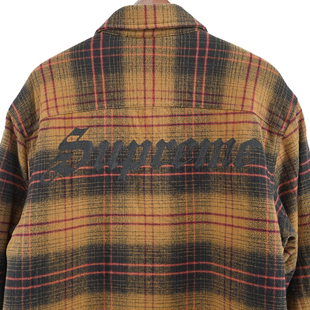 Supreme(シュプリーム) 23AW Lined Flannel Snap Shirtバックロゴ 内