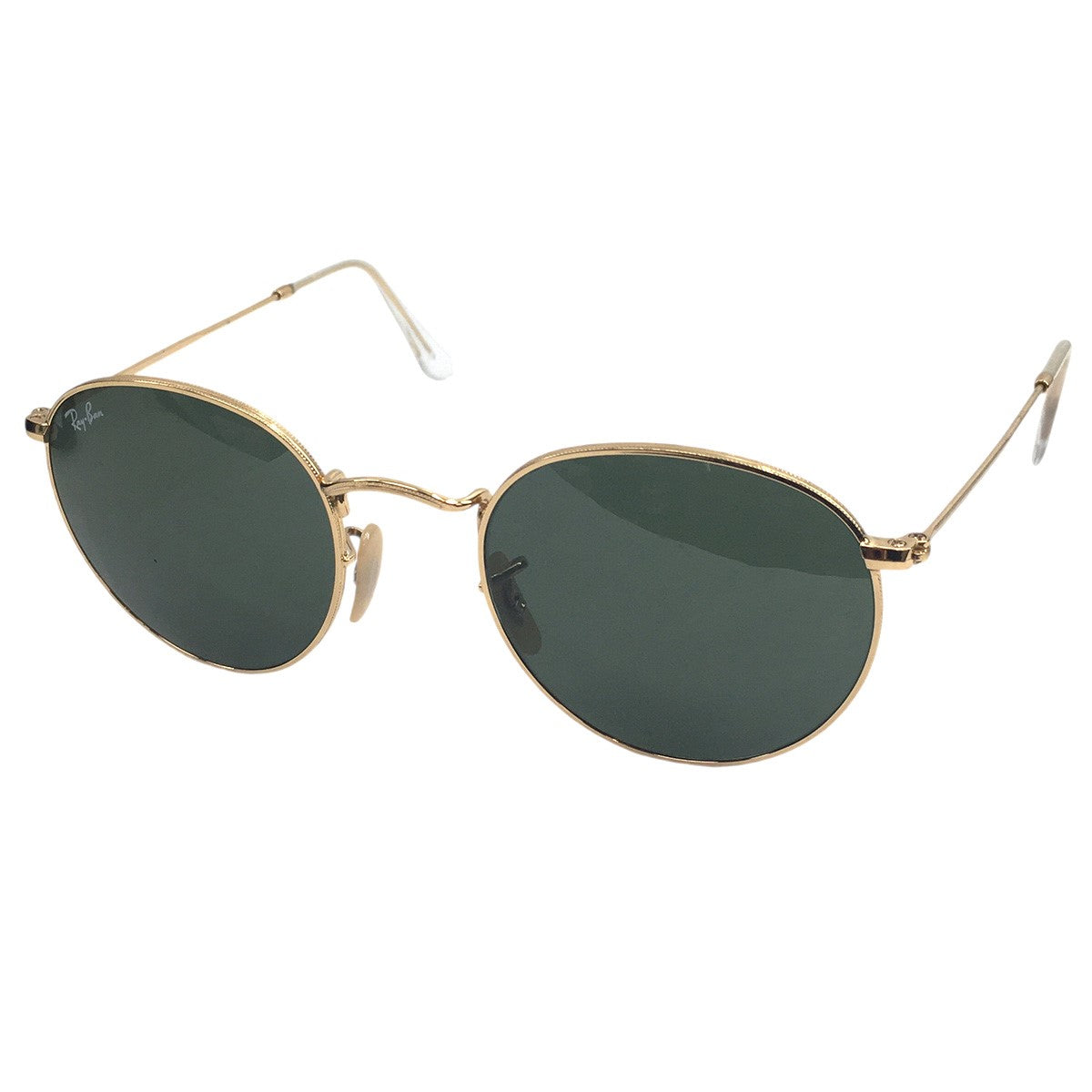 Ray-Ban ラウンド型サングラス ゴールド レイバン公式ストア】 Ray-Ban® BLAZE DOUBLE BRIDGE サングラス