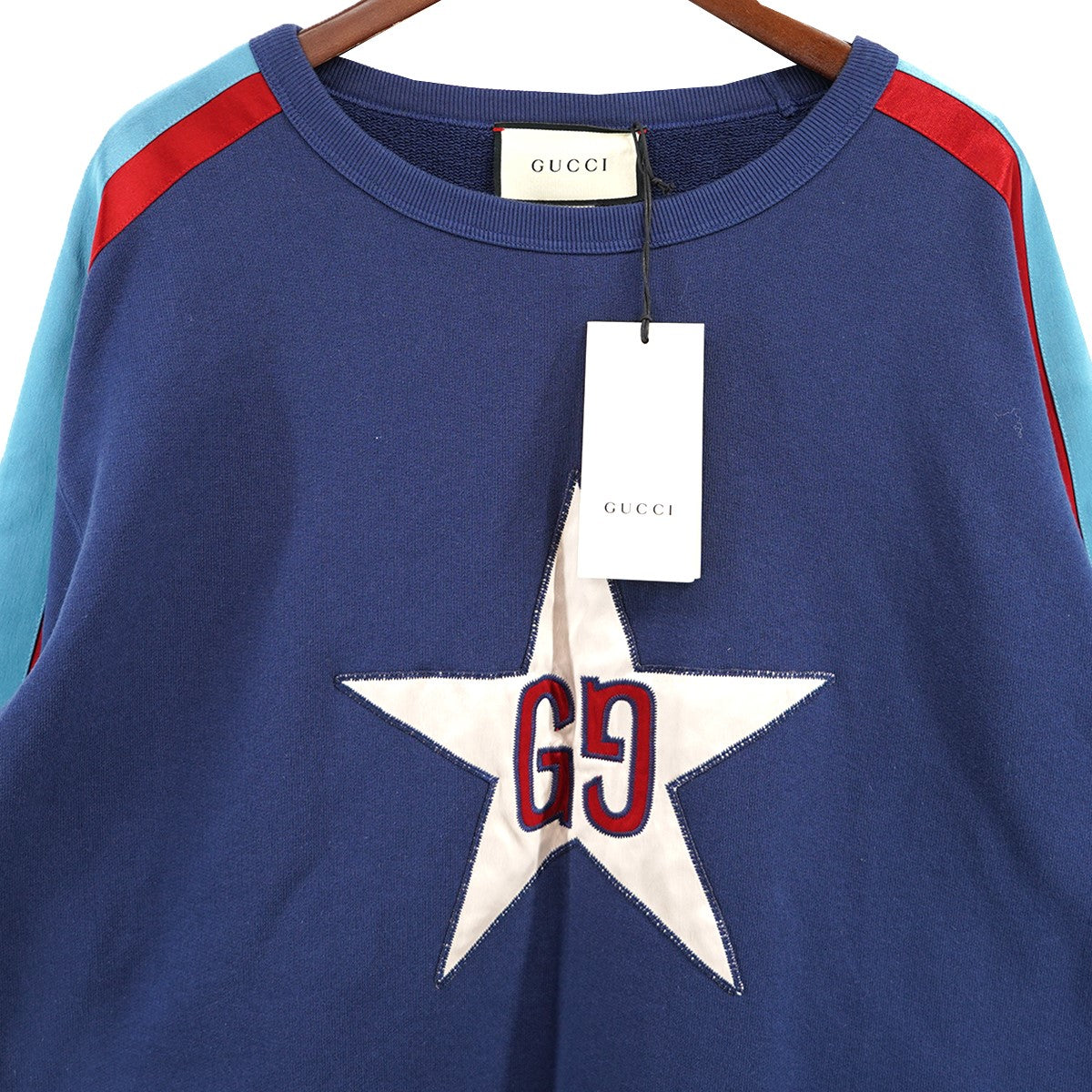 GUCCI(グッチ) 19AW STAR PATCHED LOGO SWEAT CREWミケーレ期 スター