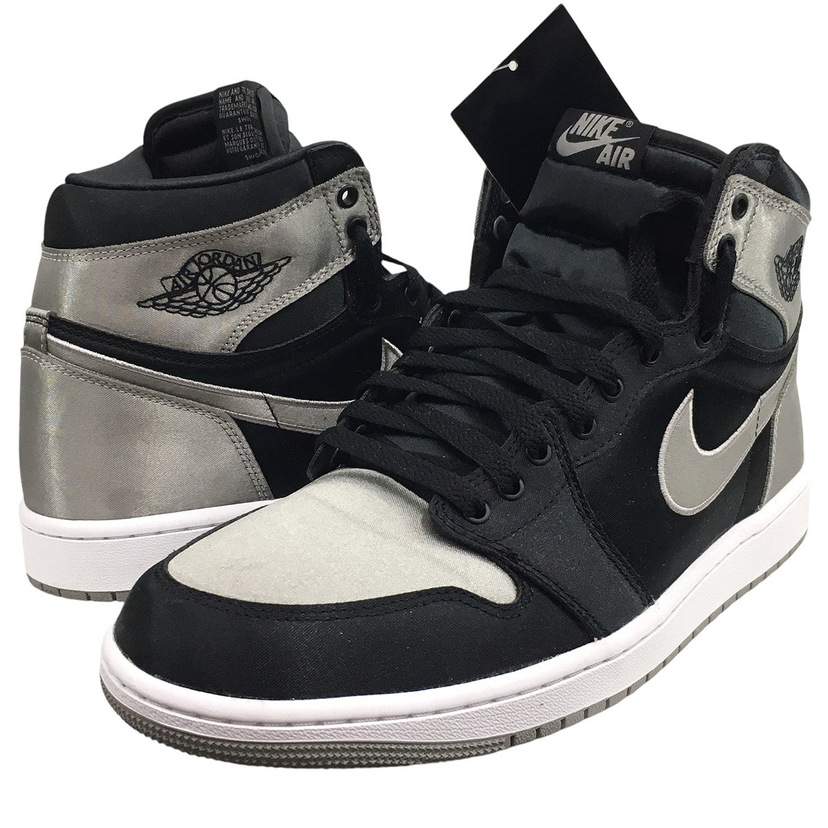 24AW Women’s Air Jordan 1 Retro High OG Satin Shadowエアジョーダン1 レトロ ハイ サテン シャドー ハイカットスニーカー シューズ 靴