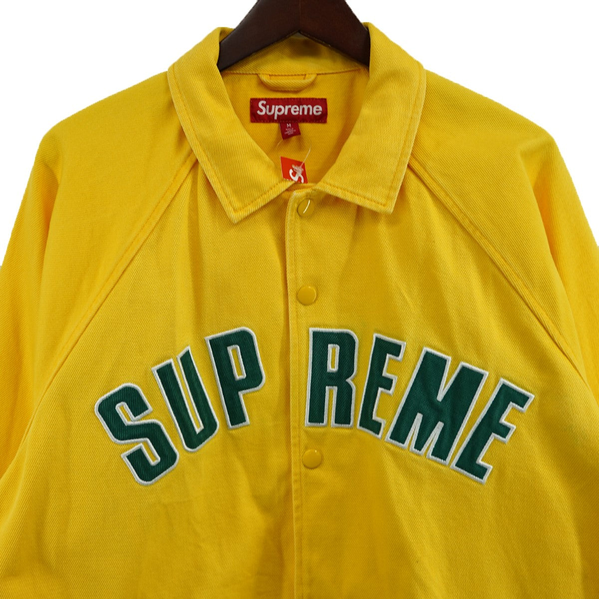 Supreme 24SS Arc Denim Coaches Jacket Yellowアーチ ロゴ Logo デニム コーチジャケット 古着・中古-7枚目のアイテム画像