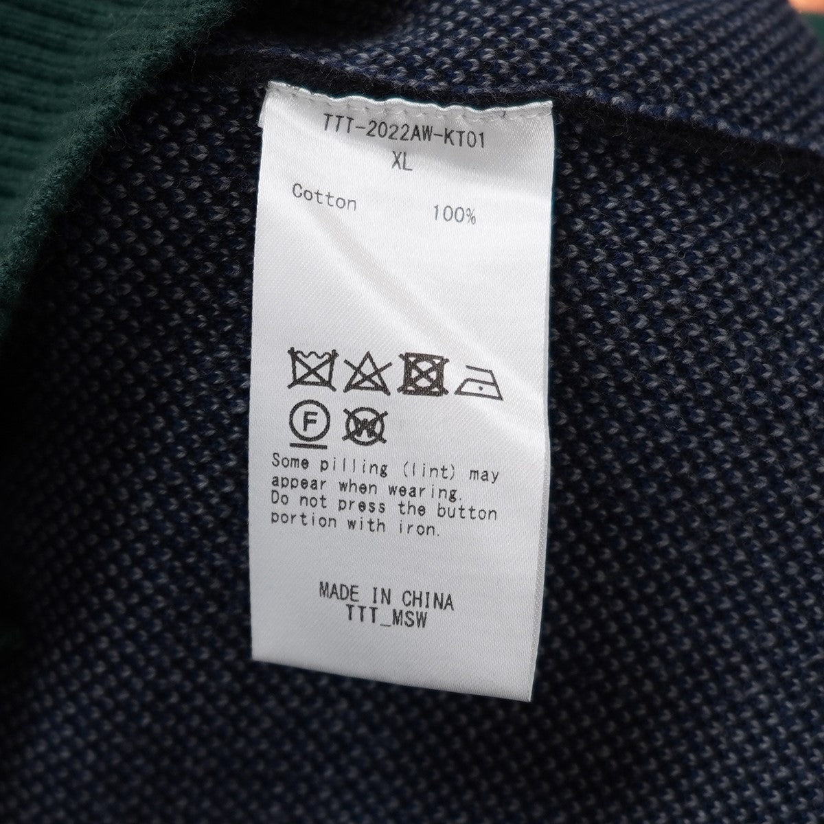 TTT MSW(ティーモダンストリートウエア) Border Knit Cardigan