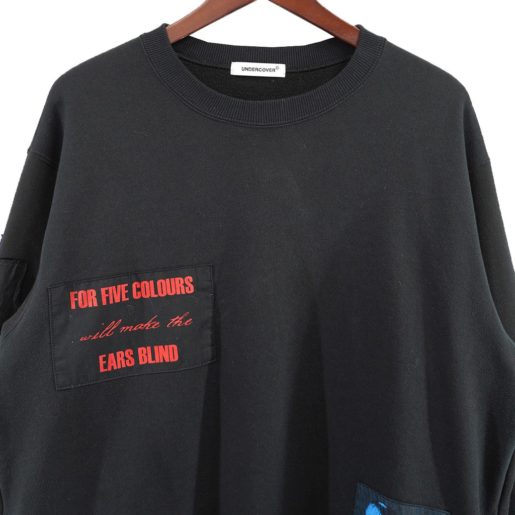 UNDERCOVER(アンダーカバー) 25SS ランダムプリントパッチスウェット  