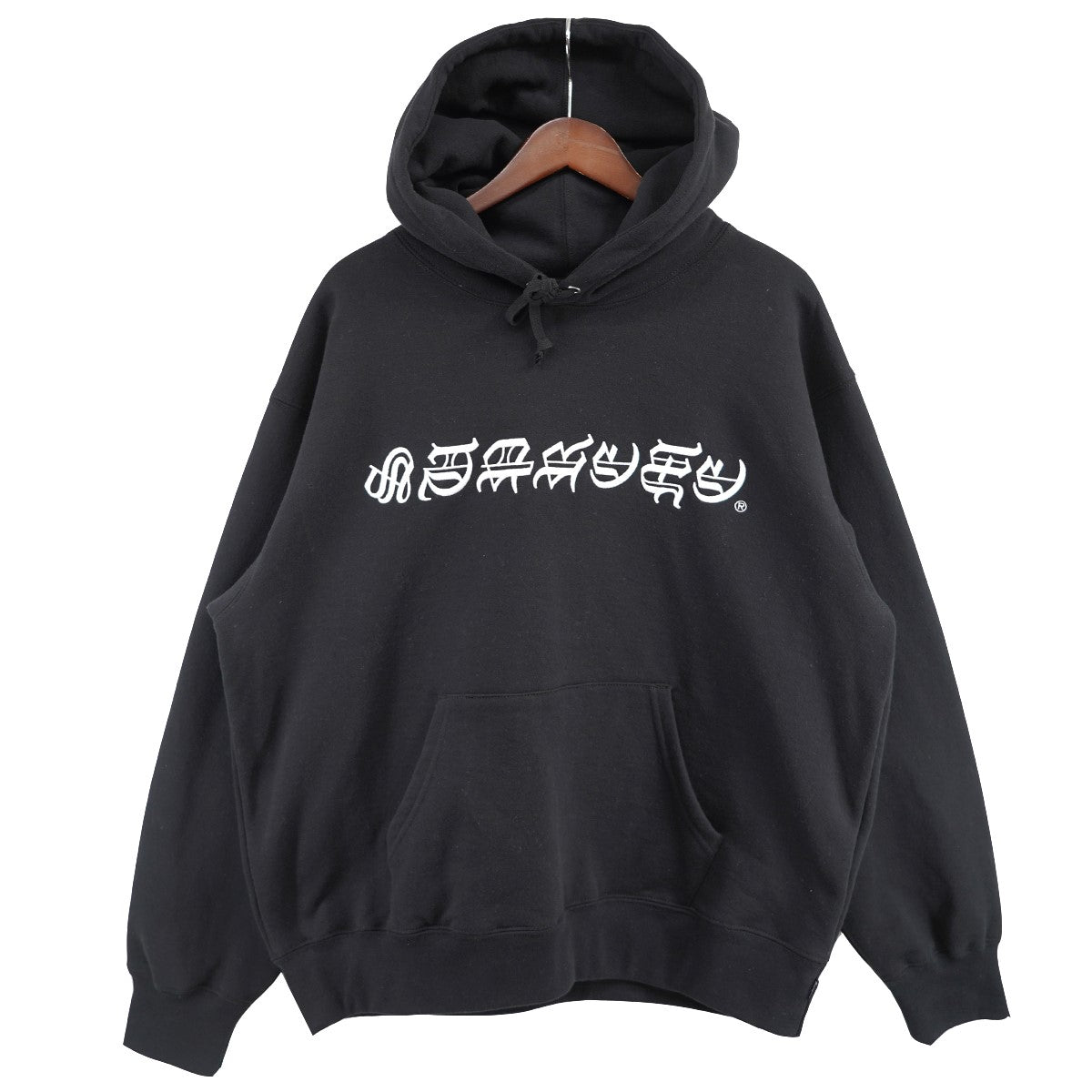 25SS Blackletter Hooded Sweatshirtブラックレター ロゴ 刺繍 パーカー フーデッドスウェットシャツ