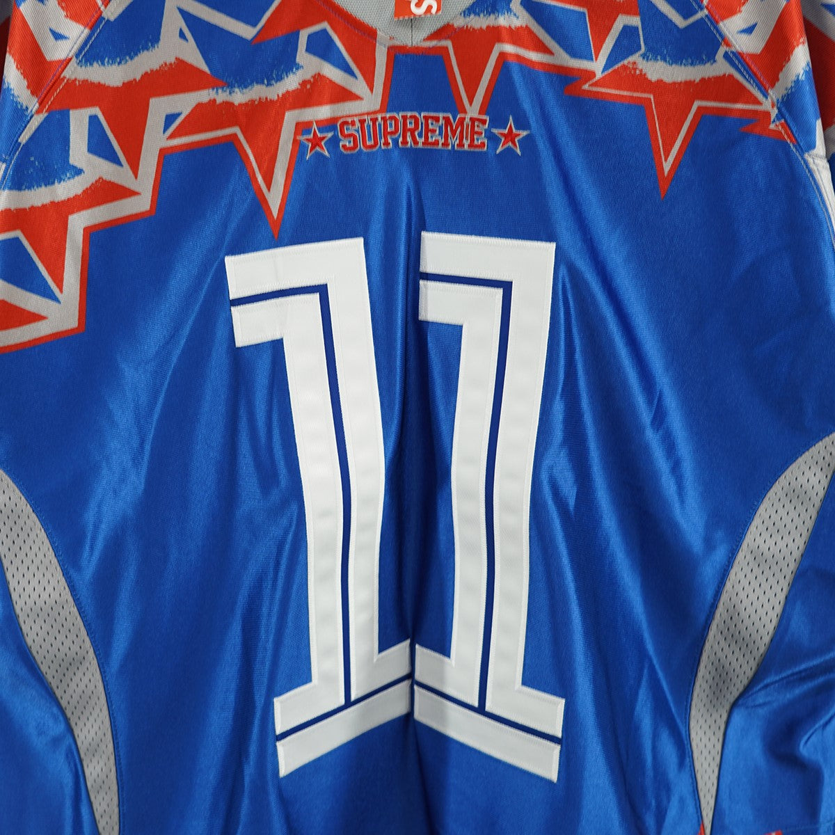 Supreme 25SS Stars Football Jerseyロゴ スター フットボール ジャージ 11 ナンバリング ジャージー Tシャツ 古着・中古-3枚目のアイテム画像