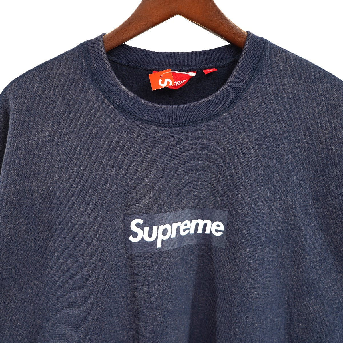 Supreme(シュプリーム) 25SS Washed Box Logo Crewneckウォッシュド 