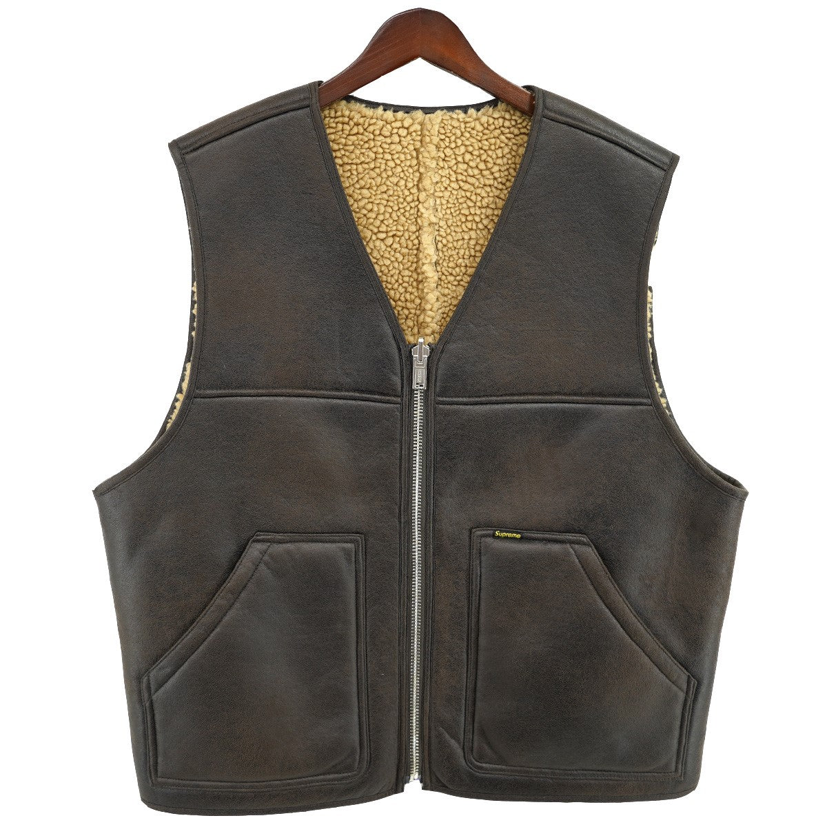 Supreme(シュプリーム) 24AW Reversible Faux Shearling Work Vest