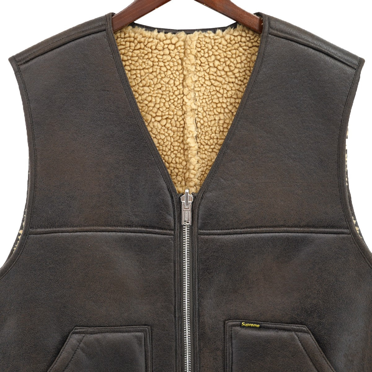Supreme(シュプリーム) 24AW Reversible Faux Shearling Work Vest