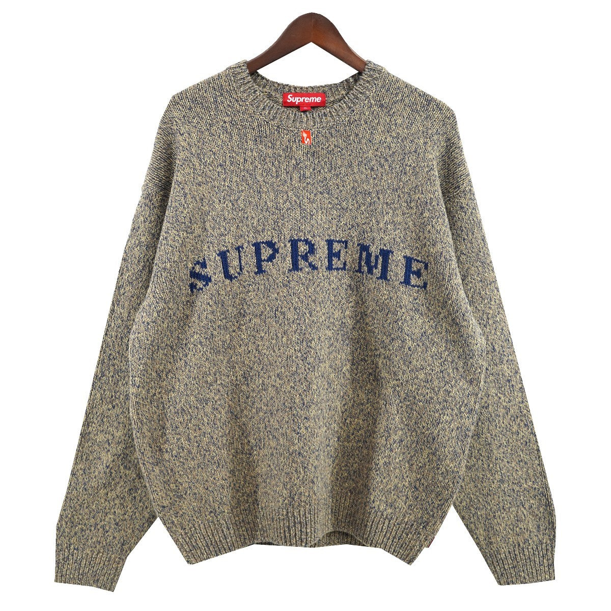 Supreme 25SS Contrast Logo Sweaterコントラスト ロゴ ニット セーター 古着・中古-1枚目のアイテム画像