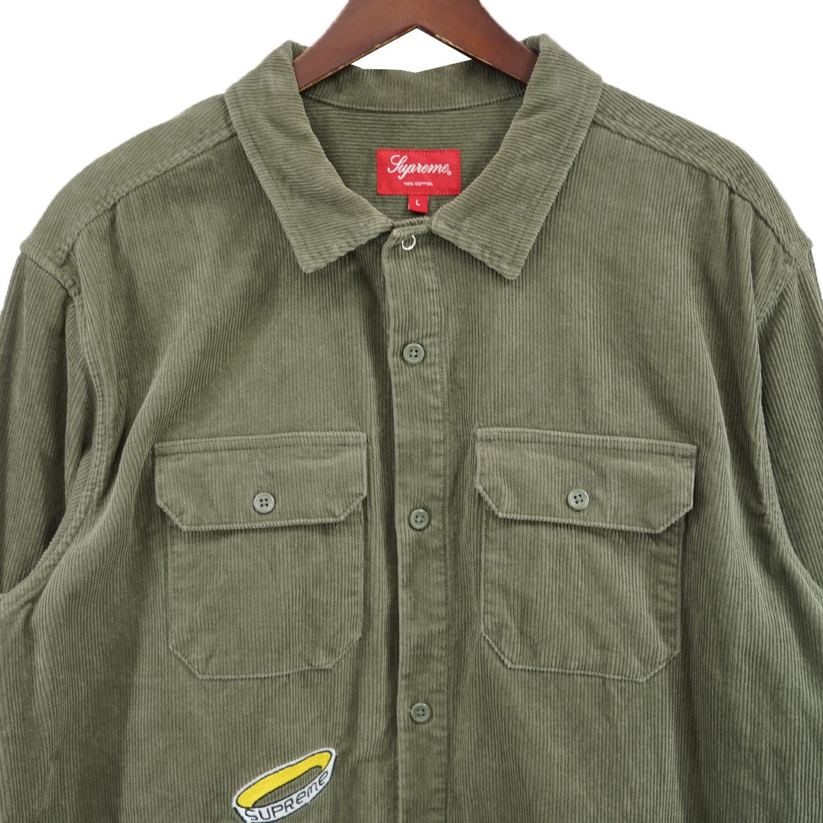 【オルフェ様】supreme コーデュロイシャツ SS21 Supreme Washed Corduroy Shirt - コーデュロイシャツ (Supreme