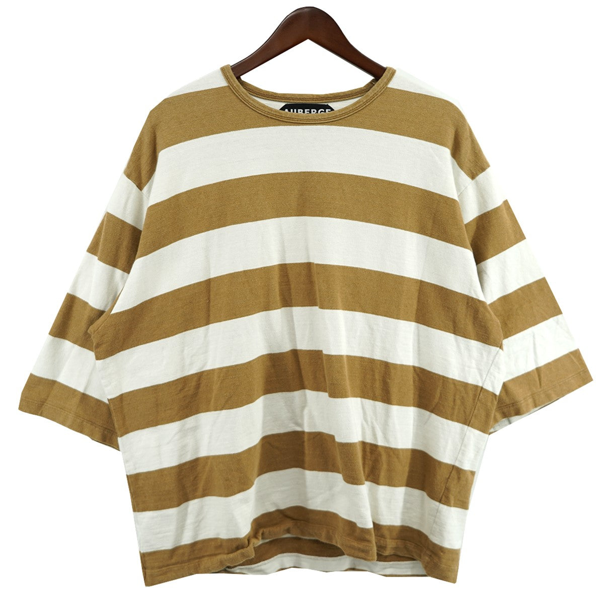 AUBERGE ワイドボーダーTシャツ 古着・中古-1枚目のアイテム画像
