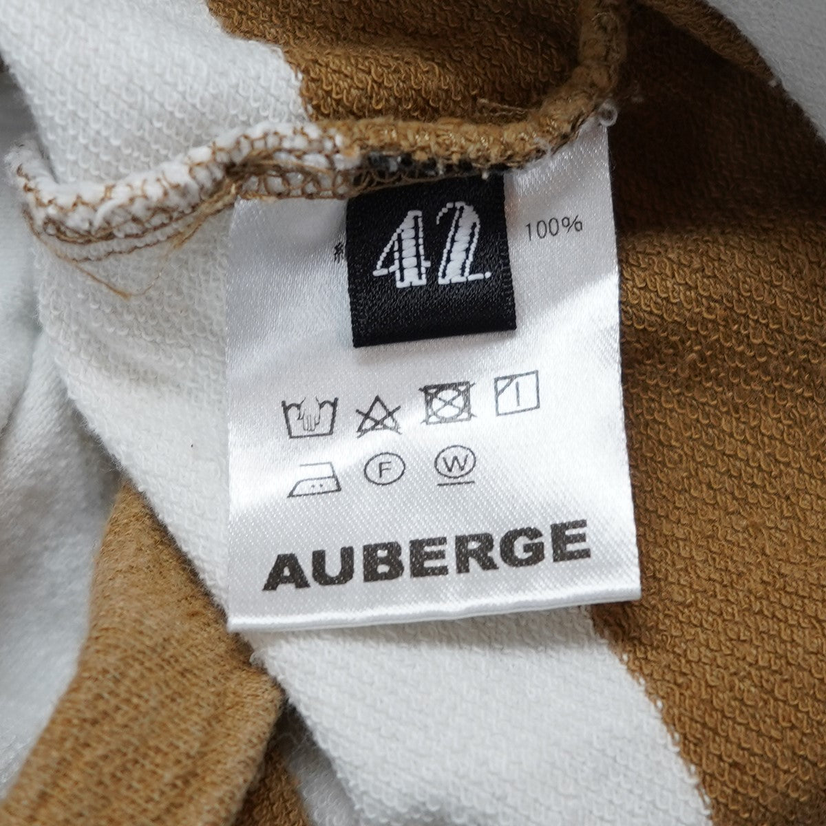 AUBERGE ワイドボーダーTシャツ 古着・中古-5枚目のアイテム画像