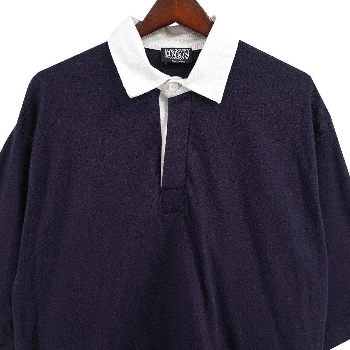 HACKNEY UNION WORKHOUSE プルオーバー ラガーシャツ ラグビー 半袖 ポロ シャツ 古着・中古-2枚目のアイテム画像