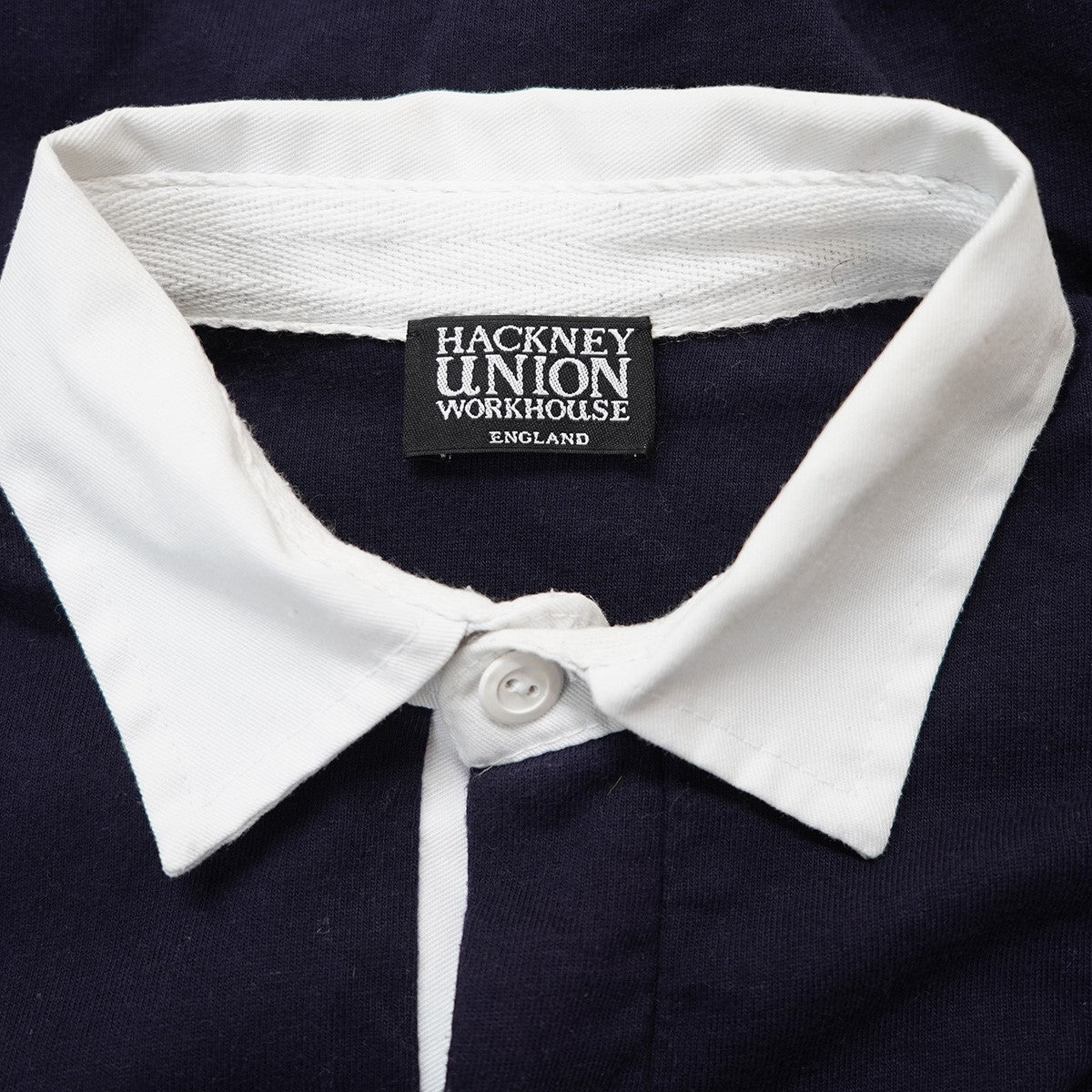 HACKNEY UNION WORKHOUSE プルオーバー ラガーシャツ ラグビー 半袖 ポロ シャツ 古着・中古-4枚目のアイテム画像