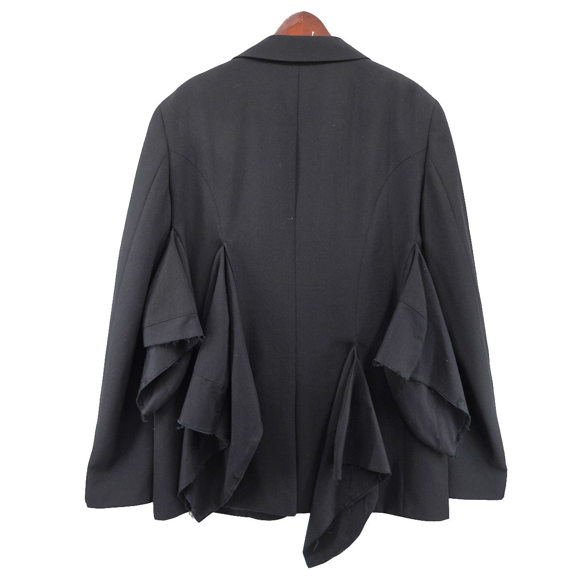 COMME des GARCONS HOMME PLUS 25SS ウールギャバジン中×綿クロス ジャケットデザイン テーラードジャケット 古着・中古-2枚目のアイテム画像