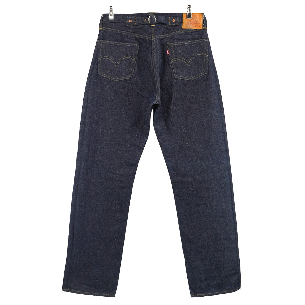 LEVI’S VINTAGE CLOTHING 90s 90年代 ボタン裏555刻印 LVC 1937年復刻モデル201XX ダブルエックス BIG E ビッグイー 革パッチ デニムパンツ ジーンズ 古着・中古-2枚目のアイテム画像