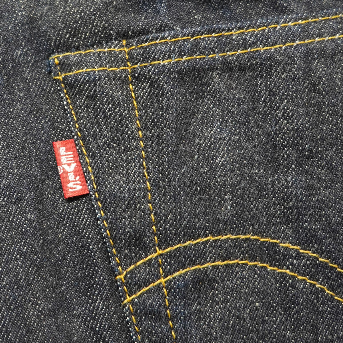 LEVI’S VINTAGE CLOTHING 90s 90年代 ボタン裏555刻印 LVC 1937年復刻モデル201XX ダブルエックス BIG E ビッグイー 革パッチ デニムパンツ ジーンズ 古着・中古-5枚目のアイテム画像