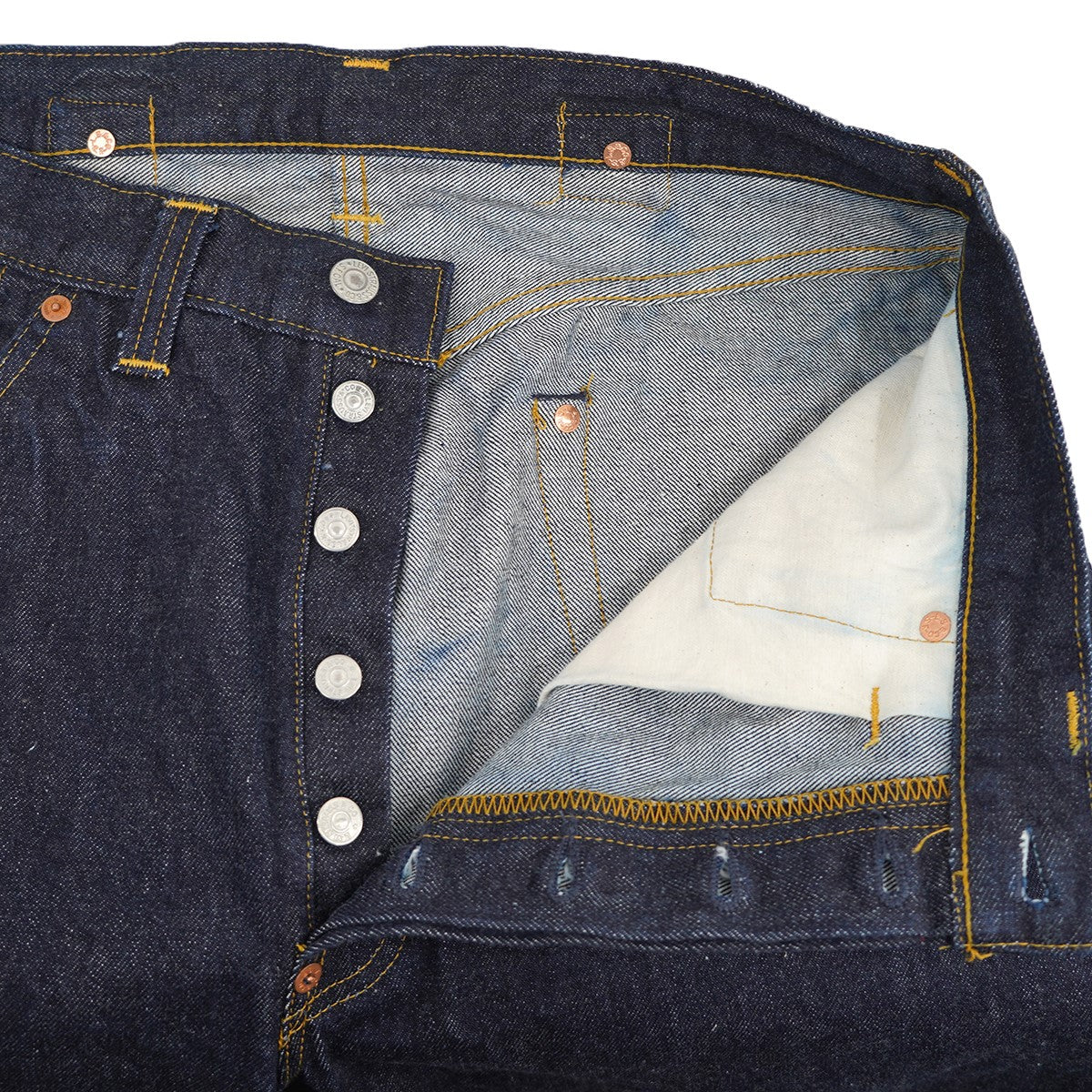 LEVI’S VINTAGE CLOTHING 90s 90年代 ボタン裏555刻印 LVC 1937年復刻モデル201XX ダブルエックス BIG E ビッグイー 革パッチ デニムパンツ ジーンズ 古着・中古-7枚目のアイテム画像