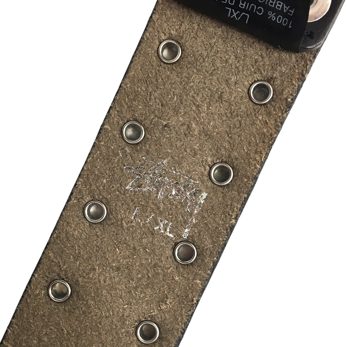 stussy 8 Ball Studded Beltエイトボール スタッズ レザー ベルト 古着・中古-7枚目のアイテム画像