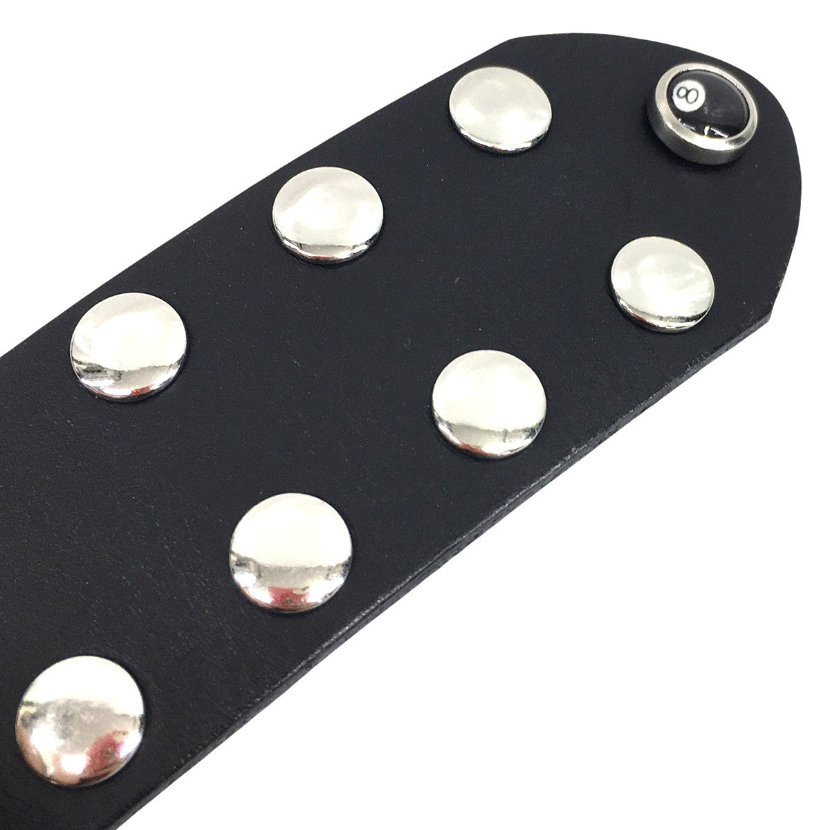 stussy 8 Ball Studded Beltエイトボール スタッズ レザー ベルト 古着・中古-9枚目のアイテム画像