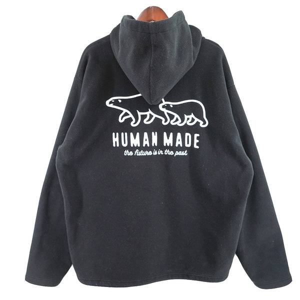 HUMAN MADE(ヒューマンメイド) 24AW Fleece Hoodie フリース ベア ロゴ