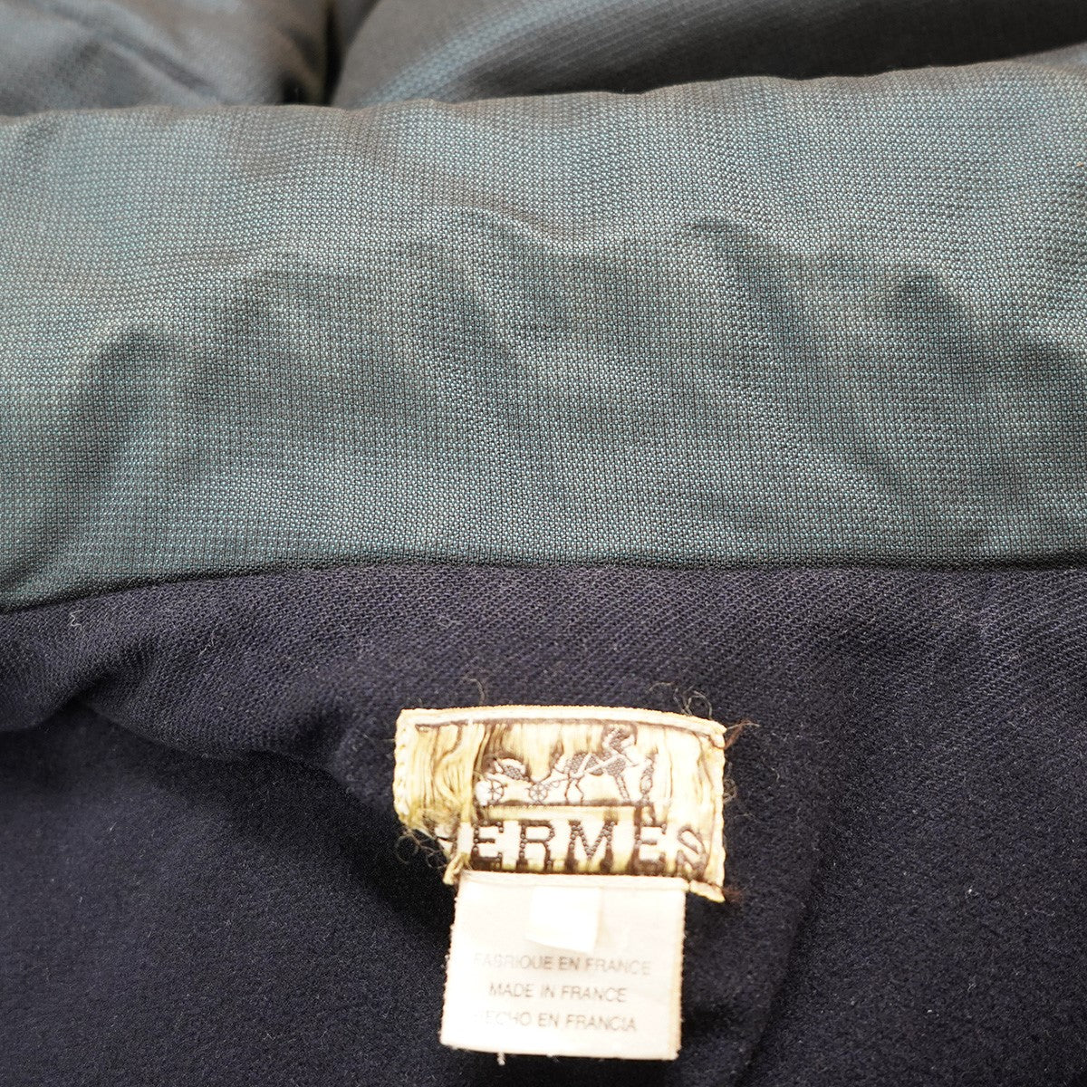 HERMES(エルメス) Vintage ヴィンテージパデッド ジャケット ネイビー