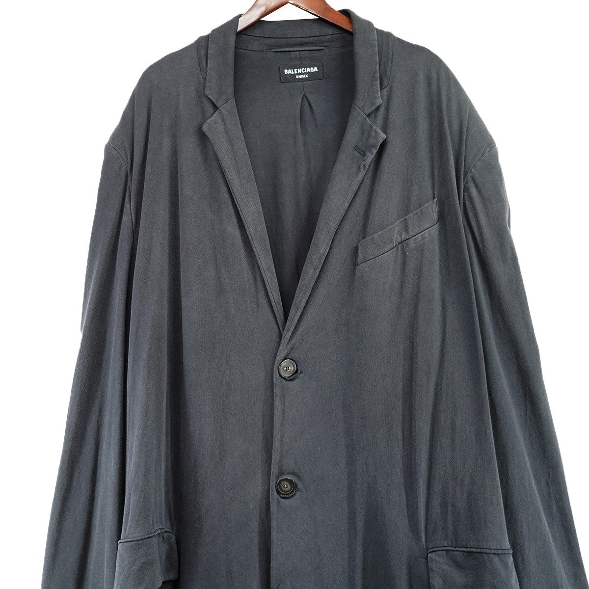 バレンシアガ テーラードジャケットコート BALENCIAGA（バレンシアガ）テーラードジャケット 黒 サイズ:40(M位