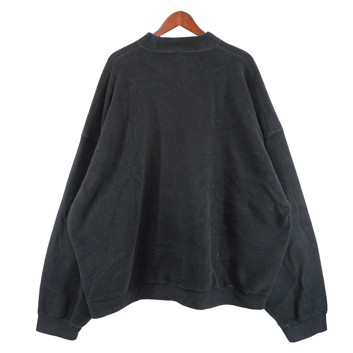 23AW 3B Embroidered Sweatshirtオーバーサイズ エンボス スポーツ ロゴ フリース プルオーバー スウェット
