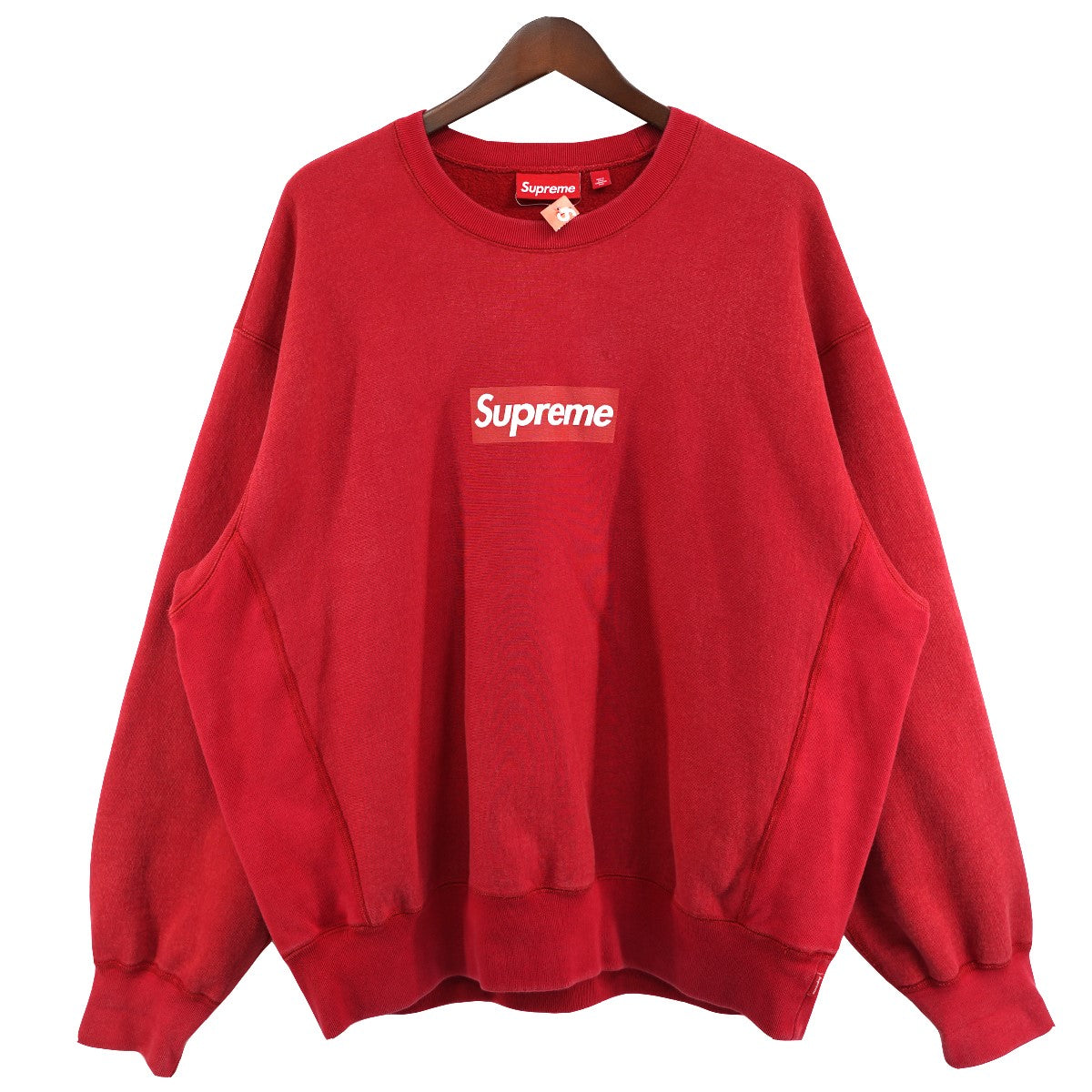 Supreme(シュプリーム) 25SS Washed Box Logo Crewneckウォッシュド  