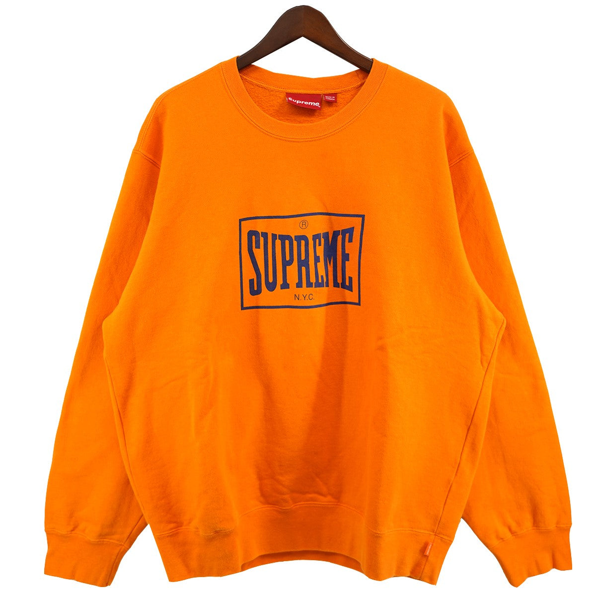 Supreme スウェット トレーナー ブラウン サークルロゴ　13AW Supreme スウェット トレーナー ブラウン サークルロゴ 13AW
