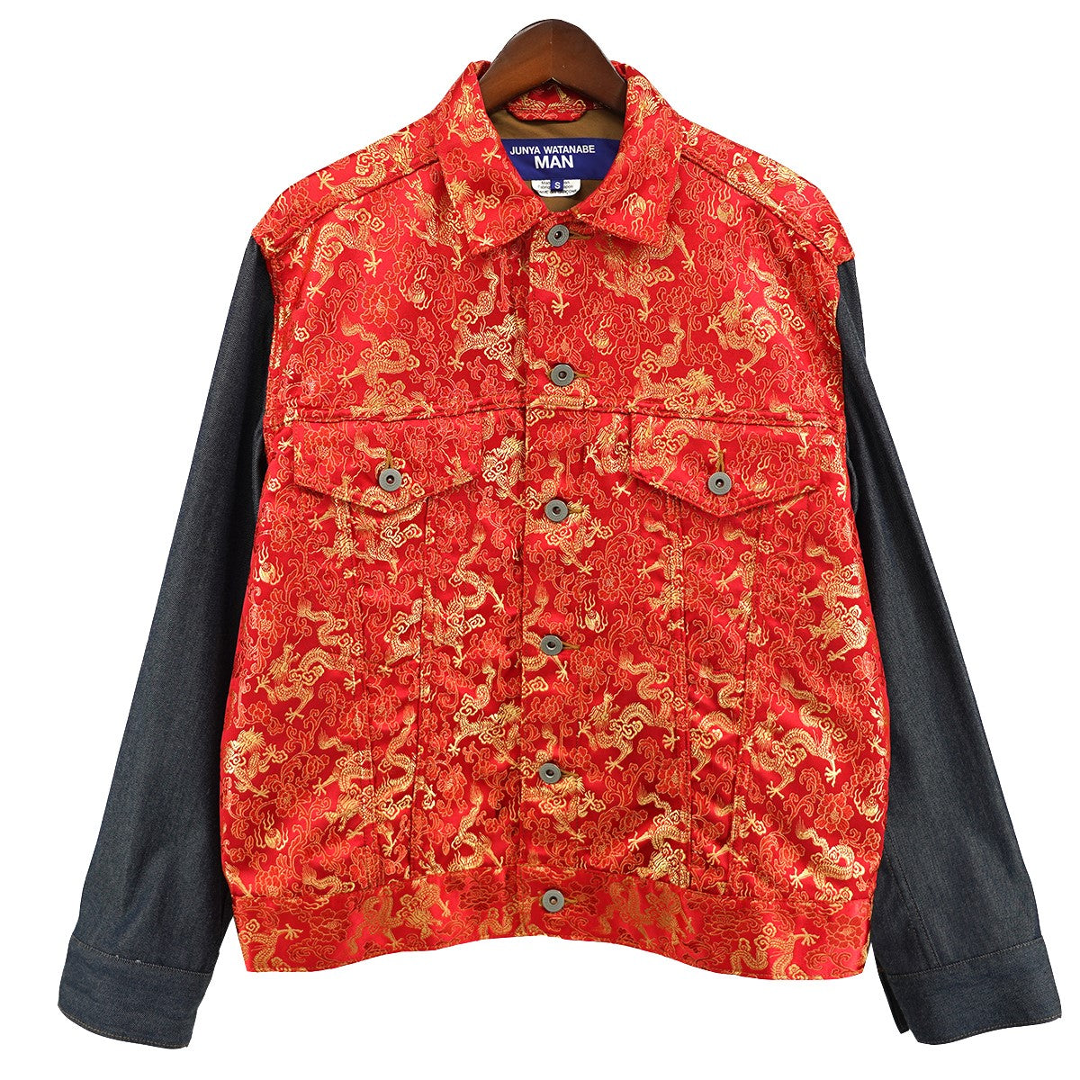 ★美品★ジュンヤワタナベコムデギャルソン トラッカージャケット XS 赤 レッド XS Junya Watanabe Comme des Garcons Trucker Jacket Red