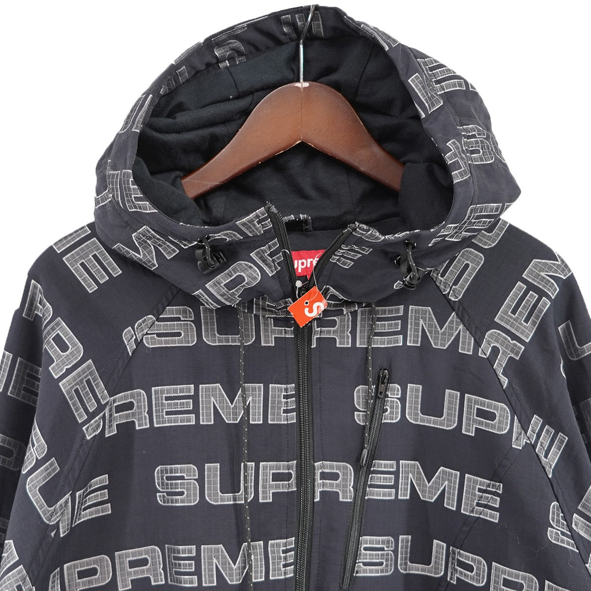 Supreme(シュプリーム) 21AW Logo Ripstop Hooded Track Jacketロゴ